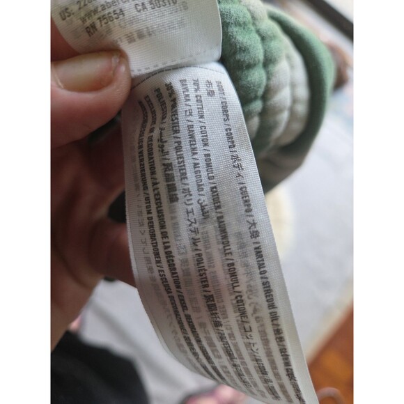 Abercrombie & Fitch Kid's Boy's (13/14) Green Tie Dye Drawstring Shorts - Picture 6 of 6